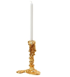 Table Decorations Tapered <b>Candlestick</b> Holder Home Decor Party Candle Holders Handmade Gold Finishing for Home & Outdoor Decor - Product Image 3