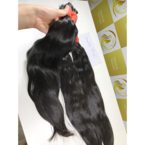 Extensions de Cheveux Vietnamiens Naturels Remy 100% 12A Grade I-Tip Machine Double Trame Raw Double-Drawn Bundle Wholesale Vietnam - Product Image 5
