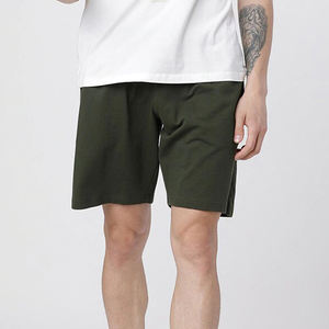 Offre Spéciale Shorts lourds à la mode pour hommes Short d'entraînement de couleur unie à séchage rapide avec logo - Product Image 4