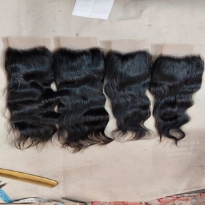 Cierre de encaje transparente Color natural Extensiones de cabello Remy DEL SUR DE LA India Cabello con punta en I con textura natural - Product Image 4