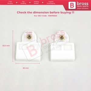 BWR5053 Door Window Glass Holder Connector Sash <b>Clips</b> For Corolla Prius Cruiser Hilux Matrix Vibe RX - Product Image 6