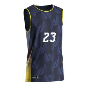 Camiseta de Baloncesto Sublimada Personalizada para Hombre, Talla Grande, 100% Poliéster, Transpirable y de Secado Rápido, con Puños Acanalados - Product Image 3