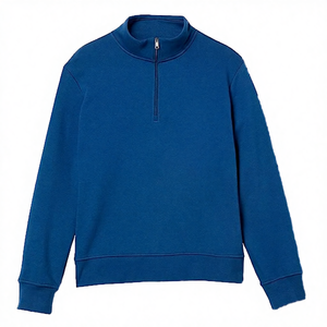 Sweat-shirt à capuche en molleton à imprimé numérique décontracté pour homme, en coton mélangé, couleur unie, broderie, coupe régulière - Product Image 4