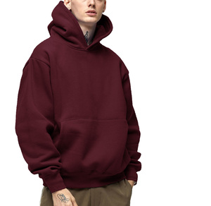 Sweat à capuche en tricot imprimé vert 100% coton unisexe Streetwear conception personnalisée OEM fabrication impression numérique doublé - Product Image 6