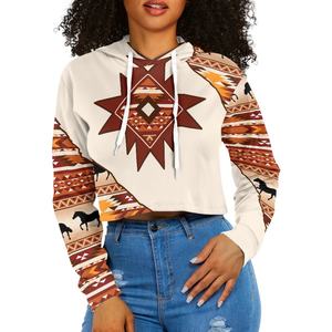 Ventes en gros de sweats à capuche pour femmes, grandes tailles, surdimensionnés, avec fermeture éclair intégrale, logo personnalisé imprimé, 100% coton respirant, col roulé, fermeture éclair - Product Image 3