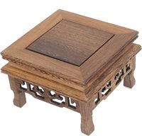 4 pièces : Support décoratif surélevé pour plantes aquatiques, statue de jardin chinoise, table de patio chinoise, support de présentation pour entrée, thé, fleurs et décoration intérieure