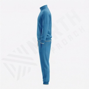 Ensemble de survêtement technique pour homme de haute qualité avec logo personnalisé en gros, deux pièces, jogging surdimensionné, coton, vêtements de sport d'entraînement d'hiver - Product Image 3