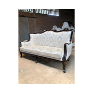 Canapé de salon moderne en teck, confortable, en cuir véritable, pour extérieur, jardin, hôtel, villa - Vente flash - Product Image 5