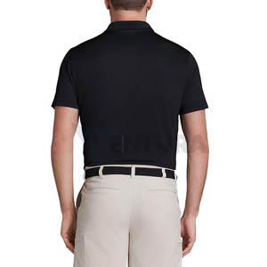 Golf de hombre de diseño único para camisa 100% algodón personalizable Color sólido secado rápido transpirable - Product Image 3