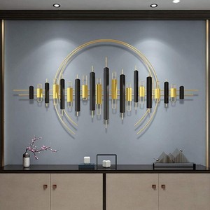 modern and luxury iron wall decor polished sculpture multicolor handmade handicraft for your living room - Product Image 4