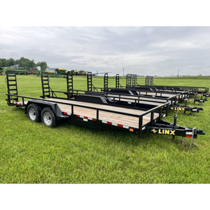 Remolque de plataforma baja de 10 ejes y 200 toneladas, extensible, de cuello de cisne, tamaño pequeño, para transporte de carga utilitaria. - Product Image 3