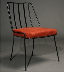 Chaise dépliante en fer Offre Spéciale avec design sculpté pour salon jardin patio et chaise décorative extérieure - Product Image 1