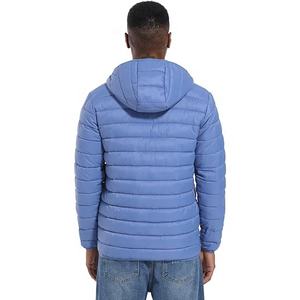 Chaqueta acolchada de invierno de estilo callejero para hombre, Abrigo con capucha suave y cálido de nailon 100% con logotipo personalizado de talla grande - Product Image 3