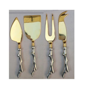 Juego de 7 cucharas planas con mango retorcido, juego de cubiertos chapados en plata brillante de acero inoxidable para regalos, uso con metal de la más alta calidad - Product Image 4