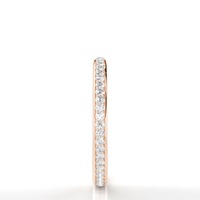 Bagues de fiançailles solitaires en acier inoxydable, style classique, sertissage en canal, diamant taille princesse glacé VVS, haute qualité, pour femme, certifié IGI