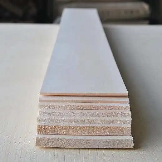 Vente en gros bois de balsa foglio feuille de balsa bois clair 1mm d'épaisseur