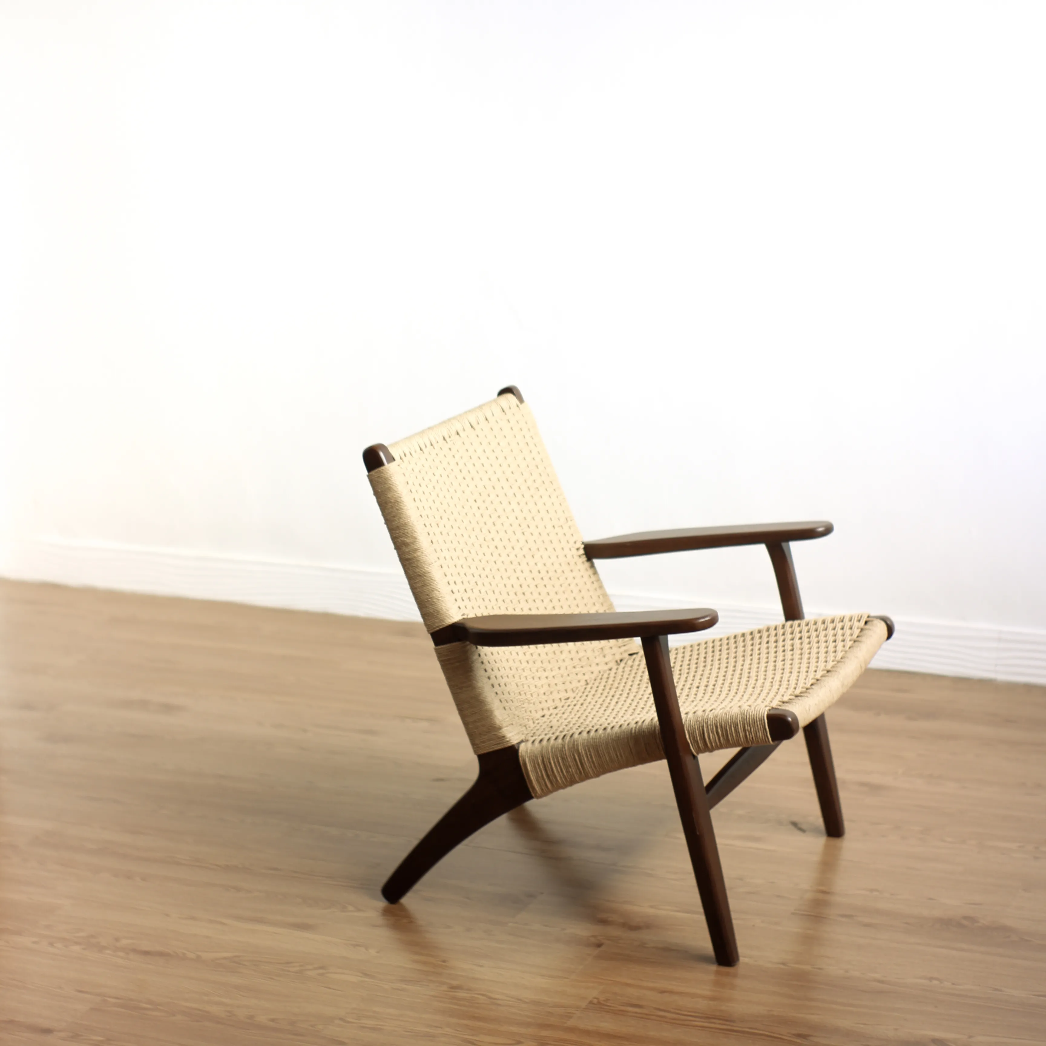 Mobili in legno di TEAK accento sedia poltrona soggiorno moderno lusso RATTAN naturale combinazione