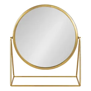 Dernier style élégant miroir de maquillage nouveau miroir en métal pour salle de maquillage nouveau look prix de gros cadre de Table - Product Image 6