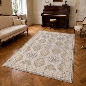 Tapis traditionnel lavable en chenille RW3048 Sultanabad Chalk de Rug Weavers, disponible en 10 tailles, vente en gros et dropshipping - Product Image 1