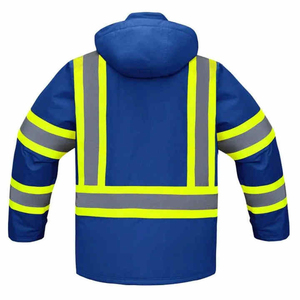 Veste de travail à manches longues pour hommes, vêtements de sécurité industrielle, fermeture à glissière, vêtements d'extérieur imperméables, rembourrés, intérieur, hiver, cachemire d'usine - Product Image 3