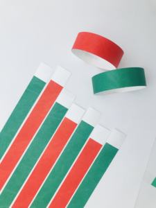 Pulseras de la marca Tyvek de Corea, pulseras para eventos, cómodas pulseras de papel resistentes al desgarro, muñequeras para admisión a conciertos - Product Image 2