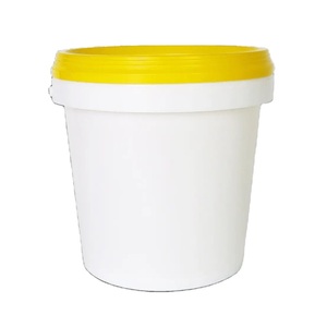 Cubo de pintura de plástico PP con serigrafía de Color personalizado, tambor transparente redondo pequeño de Vietnam en embalaje de bolsa de PE - Product Image 4