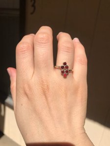 แหวนเซอร์คอนตัดหินแข็ง925แข็งชุบทองแหวนมินิมอลสำหรับงานแต่งงานของผู้หญิงแหวนหมั้น - Product Image 5