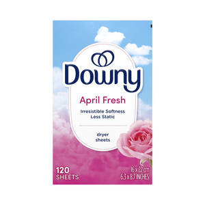 Hojas secadoras suavizantes de tela Downy April Fresh, 120 unidades - Product Image 5