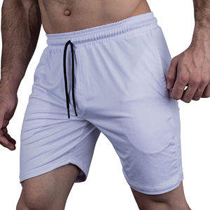 กางเกงออกกำลังกายขาสั้นผ้าแห้งเร็วกางเกงขาสั้นผ้าโพลีเอสเตอร์สำหรับยกน้ำหนักแบบลำลองสำหรับเล่นโยคะความคล่องตัวสูงสุด100% - Product Image 2
