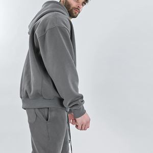 Vêtements de rue d'hiver de haute qualité, surdimensionnés, vente en gros, vêtements de mode, sweats à capuche pour hommes, pull personnalisé, imperméable, respirant, en coton - Product Image 3