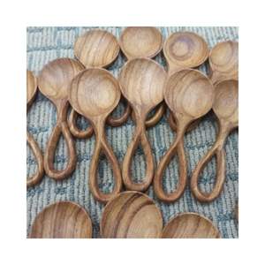 Meilleure vente 2024 ans cuillère en bois écologique biogeradable haute qualité cuillère de bonne qualité ustensiles de cuisine - Product Image 3