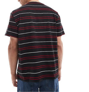 Fabricación de Camisetas Personalizadas de Alta Calidad 100% Algodón, Cuello Redondo, Corte Relajado, Casuales, Lisas o a Rayas para Hombre - Product Image 3