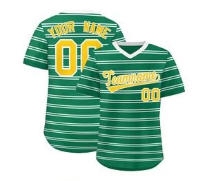 Maillot de baseball personnalisé unisexe rouge col en V manches courtes anti-humidité respirant protection UV polyester impression nom et numéro de l'équipe - Product Image 6