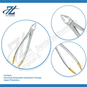 Prémolaires inférieures pince d'extraction atraumatique universelle norme de qualité allemande fabricant d'instruments chirurgicaux dentaires Pakistan - Product Image 4