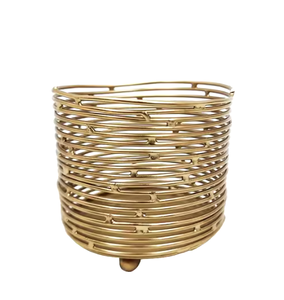 Elegant <b>Wire</b> Weaving Candle Votive Ideal for Weddings & Restaurants <b>Lighting</b> Decoration Premium Quality Votives In Low MOQ - Product Image 1