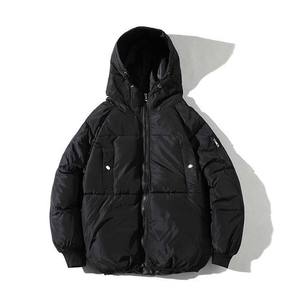 Veste matelassée en toile imperméable personnalisée à deux tons, décontractée d'hiver, col montant avec fermeture éclair, réversible, taille XS, service OEM - Product Image 3