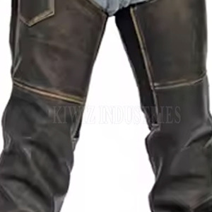 กางเกงหนังเกย์สีพื้นกางเกงหนังเกย์คุณภาพสูงสไตล์ใหม่ - Product Image 4