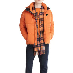 Plus Size Hooded Canvas <b>Men</b> Puffer Winter <b>Jacket</b> Streetwear Eco-Friendly <b>Lightweight</b> Front Logo <b>Jacket</b> <b>for</b> <b>Men</b> - Product Image 5