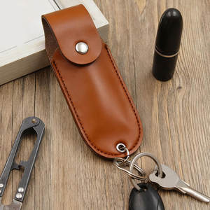 Estuche para Gas Pimienta de Cuero 100% de Alta Calidad, Llavero, Soporte para Spray de Seguridad y Defensa Personal para Uso Diario - Product Image 6