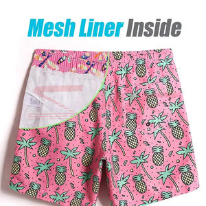 Bañador para hombre con logotipo personalizado, estampado de 18 colores, sólido, secado rápido, pantalones cortos de playa para exteriores, pantalones cortos deportivos de verano, tela de malla - Product Image 3