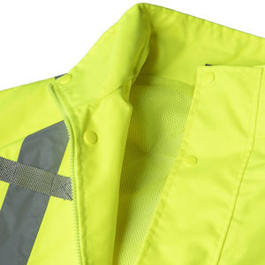 Chaqueta con capucha unisex de manga larga de seguridad para el trabajo de alta visibilidad - Product Image 6