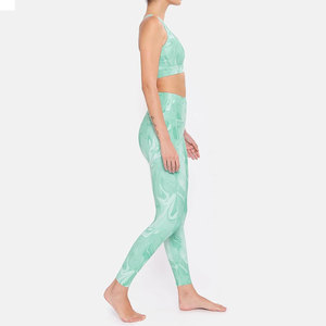 ชุดโยคะสั้นสำหรับผู้หญิงไซส์ XL ผ้าสแปนเด็กซ์ไร้รอยต่อสำหรับตกแต่งแนววินเทจผ้าถักพิมพ์ลายเนื้อแข็ง - Product Image 3