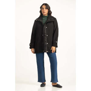 Abrigo con Cuello Alto y Corte Regular para Invierno WM-JKT-WS25-026 en Tejido - Product Image 1