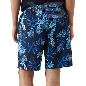 Pantalones cortos de sublimación de poliéster 100% con cierre de cordón estilo informal transpirable frente logotipo personalizado corto - Product Image 4