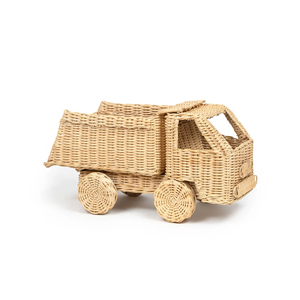 Camion à benne en rotin fait main, best-seller, jouet en rotin naturel pour enfants, camion en rotin pour enfants, fabriqué à la main au Vietnam - Product Image 4