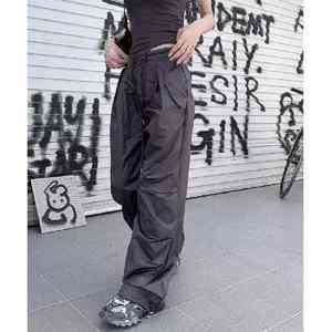 <b>Women's</b> High-Waisted Parachute <b>Overalls</b> New High Street Casual Cargo Wide Leg Lightweight Woven Quick-Drying Sports for Autumn - Product Image 3