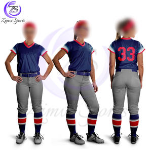 2025 Color azul Cómodo Más alta calidad Nueva llegada Superventas con tarifa al por mayor Uniforme de softbol unisex hecho a medida - Product Image 1