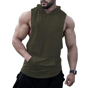 Camiseta sin mangas deportiva personalizada para hombre, camiseta de secado rápido de alta calidad para gimnasio y Fitness - Product Image 1