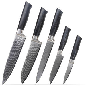 Couteaux de cuisine Damas multi-usages de haute qualité, super tranchants, ensemble de couteaux de chef japonais - Product Image 1