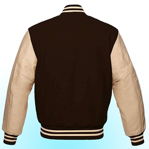 Wholesale Blank Varsity <b>jackets</b> Custom logo Plain letterman varsity <b>jacket</b> - Product Image 5